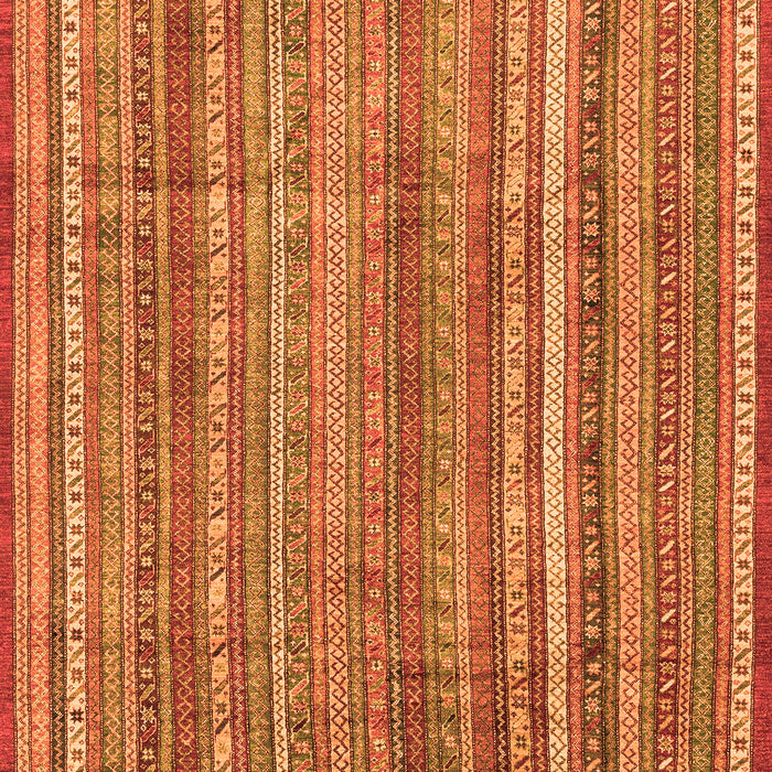 Machine Washable Abstract Orange Modern Area Rugs, wshabs3687org