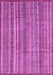 Machine Washable Abstract Purple Modern Area Rugs, wshabs3687pur