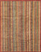 Machine Washable Abstract Peru Brown Rug, wshabs3687