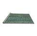 Sideview of Machine Washable Abstract Light Blue Modern Rug, wshabs3687lblu