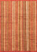 Abstract Orange Modern Rug, abs3688org