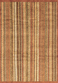 Abstract Brown Modern Rug, abs3688brn