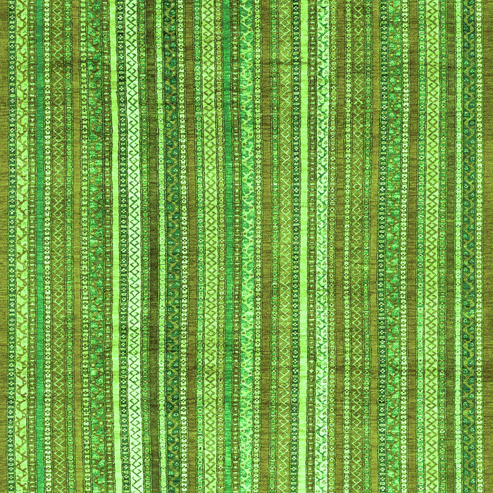 Machine Washable Abstract Green Modern Area Rugs, wshabs3688grn