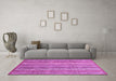 Machine Washable Abstract Purple Modern Area Rugs in a Living Room, wshabs3688pur