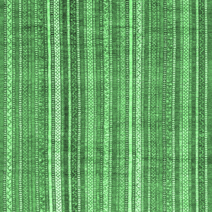 Machine Washable Abstract Emerald Green Modern Area Rugs, wshabs3688emgrn