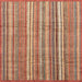 Square Abstract Red Modern Rug, abs3688