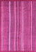 Machine Washable Abstract Pink Modern Rug, wshabs3689pnk