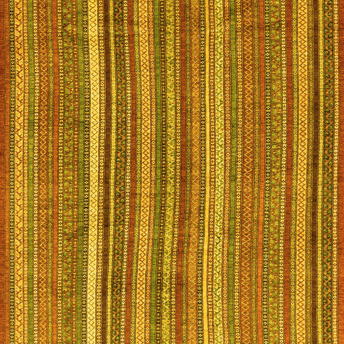 Abstract Yellow Modern Rug, abs3689yw