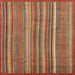 Square Abstract Red Modern Rug, abs3689