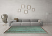 Machine Washable Abstract Light Blue Modern Rug in a Living Room, wshabs3689lblu