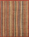 Abstract Red Modern Rug, abs3689