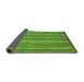 Sideview of Abstract Green Modern Rug, abs3689grn