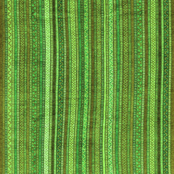 Machine Washable Abstract Green Modern Area Rugs, wshabs3689grn