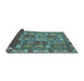 Sideview of Abstract Light Blue Modern Rug, abs368lblu