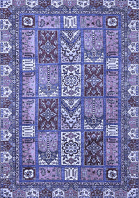 Abstract Blue Modern Rug, abs368blu