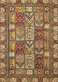 Abstract Brown Modern Rug, abs368brn