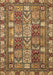 Abstract Brown Modern Rug, abs368brn