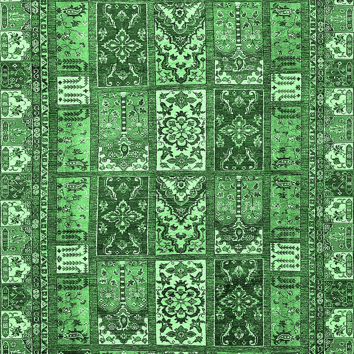 Abstract Emerald Green Modern Rug, abs368emgrn