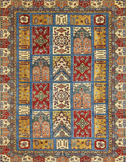 Abstract Red Brown Modern Rug, abs368