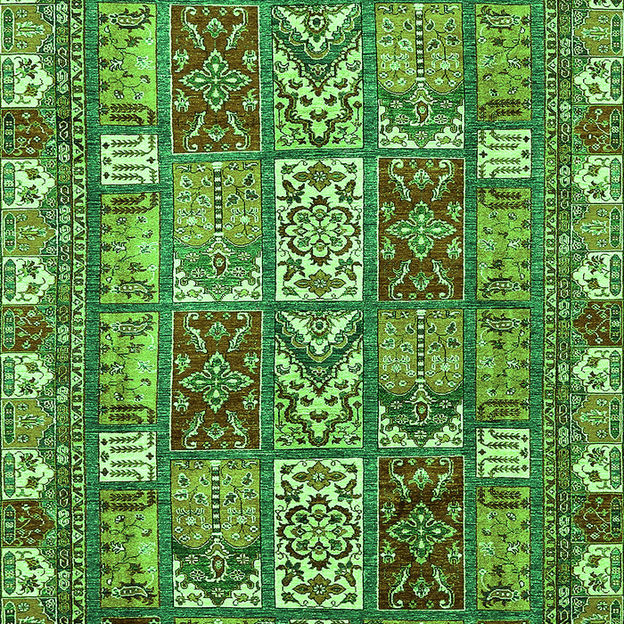Abstract Green Modern Rug, abs368grn