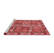 Modern Red Washable Rugs