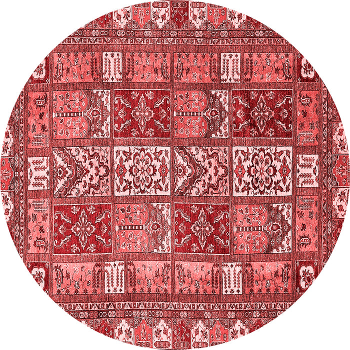 Machine Washable Abstract Red Modern Rug, wshabs368red