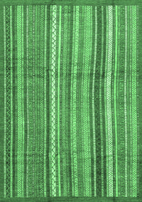 Abstract Emerald Green Modern Rug, abs3690emgrn