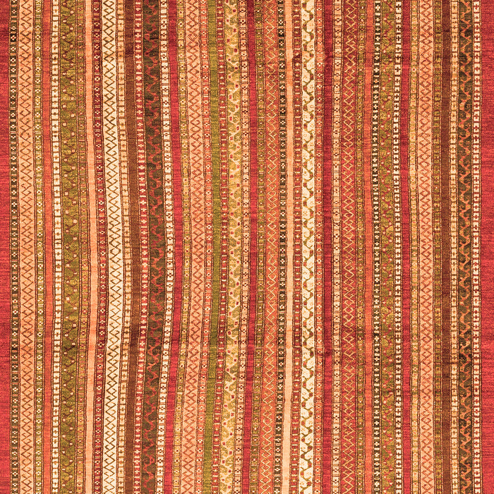 Abstract Orange Modern Rug, abs3690org