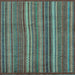 Square Abstract Light Blue Modern Rug, abs3691lblu