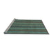 Sideview of Machine Washable Abstract Light Blue Modern Rug, wshabs3691lblu