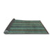 Sideview of Abstract Light Blue Modern Rug, abs3691lblu