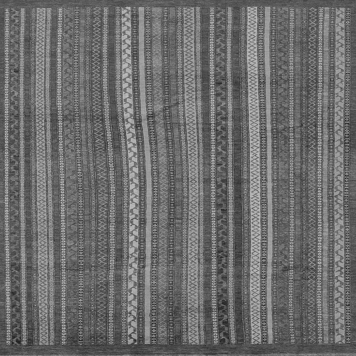 Square Machine Washable Abstract Gray Modern Rug, wshabs3691gry