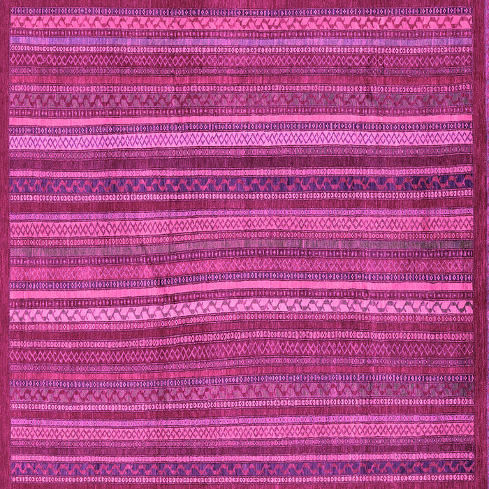 Square Abstract Pink Modern Rug, abs3691pnk