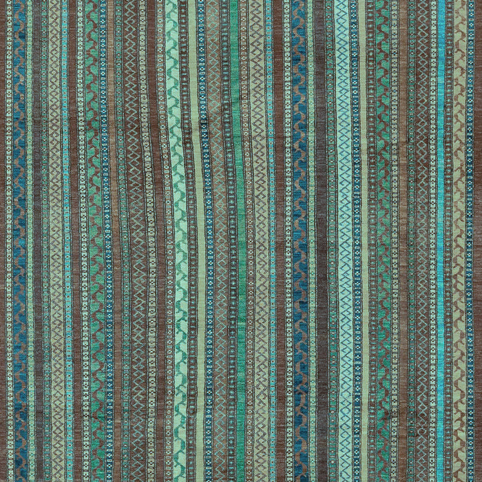 Abstract Light Blue Modern Rug, abs3691lblu