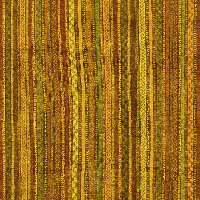 Abstract Yellow Modern Rug, abs3691yw