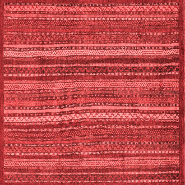 Abstract Red Modern Rug, abs3691red