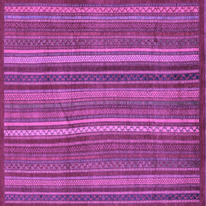 Square Abstract Purple Modern Rug, abs3691pur