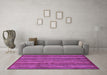 Machine Washable Abstract Purple Modern Area Rugs in a Living Room, wshabs3691pur