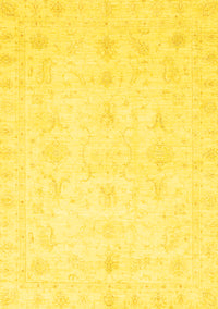 Oriental Yellow Traditional Rug, abs3692yw