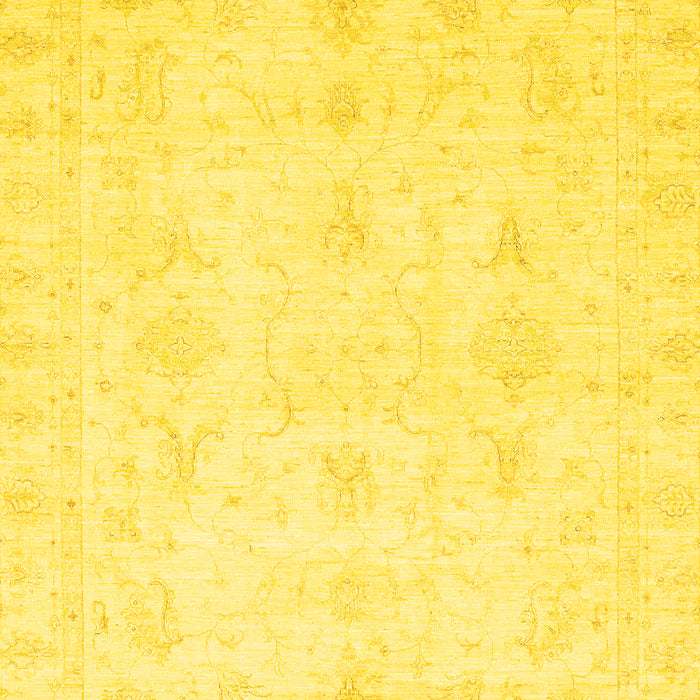 Oriental Yellow Traditional Rug, abs3692yw