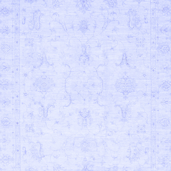 Machine Washable Oriental Blue Traditional Rug, wshabs3692blu