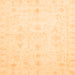 Square Oriental Orange Traditional Rug, abs3692org