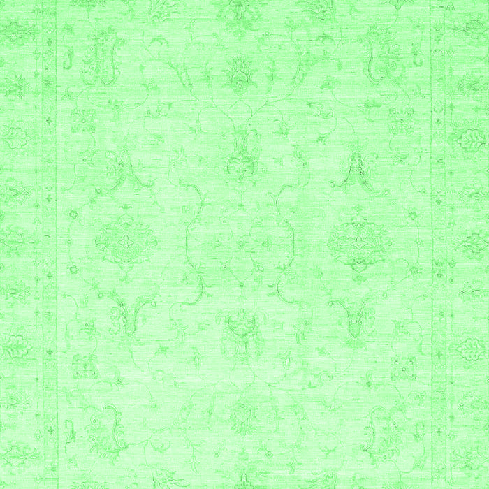 Oriental Emerald Green Traditional Rug, abs3692emgrn