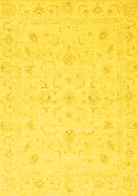 Oriental Yellow Traditional Rug, abs3693yw