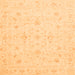 Square Oriental Orange Traditional Rug, abs3693org