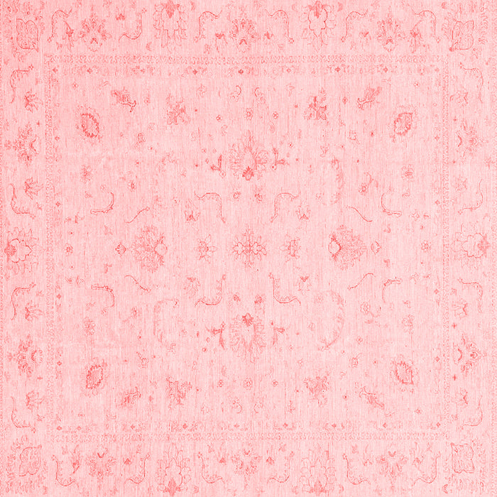 Machine Washable Oriental Red Traditional Rug, wshabs3693red