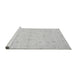 Sideview of Machine Washable Oriental Gray Traditional Rug, wshabs3693gry