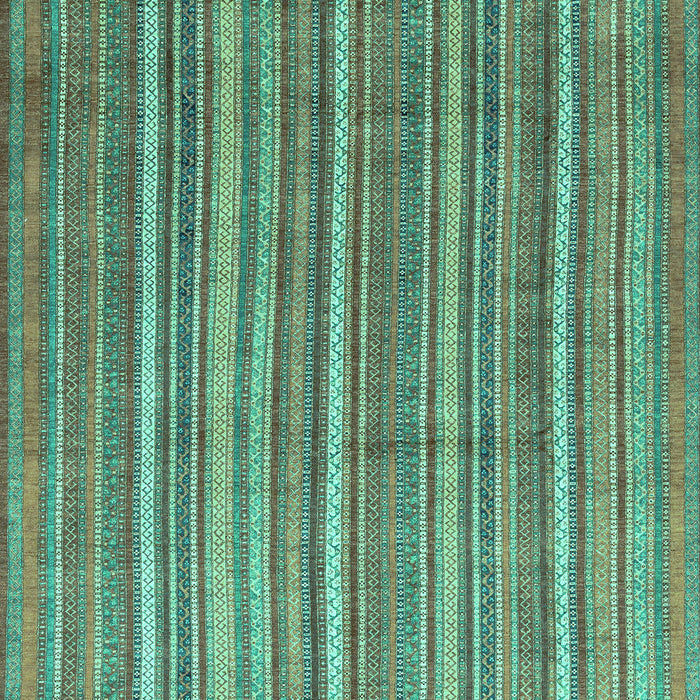 Machine Washable Abstract Turquoise Modern Area Rugs, wshabs3694turq