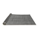 Sideview of Abstract Gray Modern Rug, abs3694gry