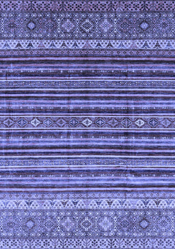 Abstract Blue Modern Rug, abs3695blu